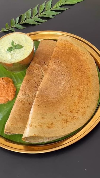 No Soda No Eno Instant High Protein Dosa Recipe With Dahi Chutney recipe
