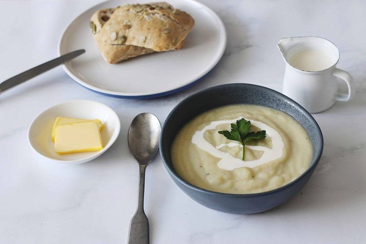 Potato and Leek Soup with a Twist recipe