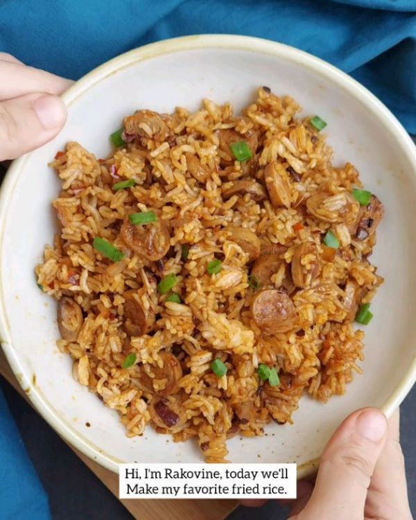 Chili Garlic Fried Rice recipe