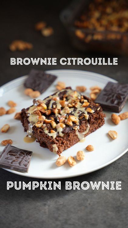 Choco-Pumpkin Protein Brownie recipe