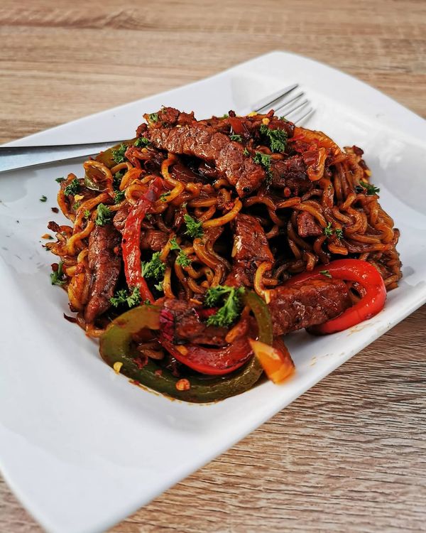 Noodle Beef Stir Fry recipe