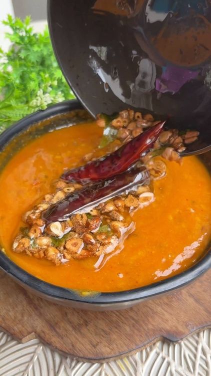 Dal Tadka with Steamed Rice and Masala Chaas recipe