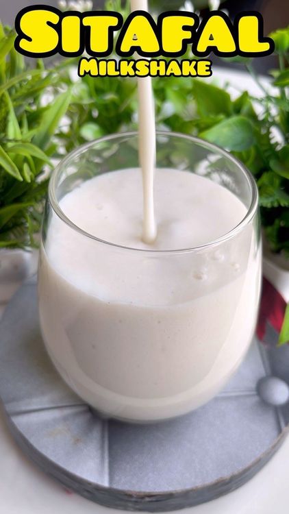 Viral Sitaphal (Custard Apple) Milkshake recipe