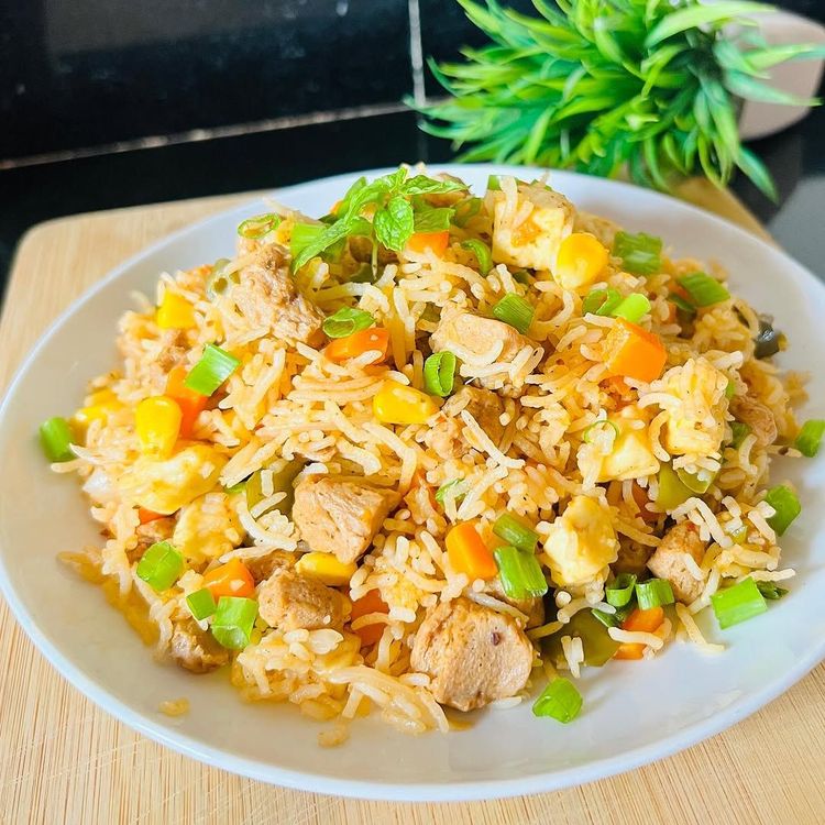 High Protein Veg Rice recipe