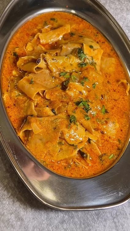 Rajasthani Yogurt Papad Curry recipe