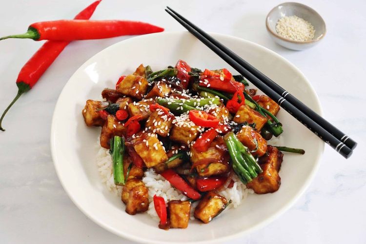 Sticky Tofu recipe