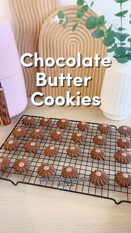 Chocolate Butter Cookies recipe