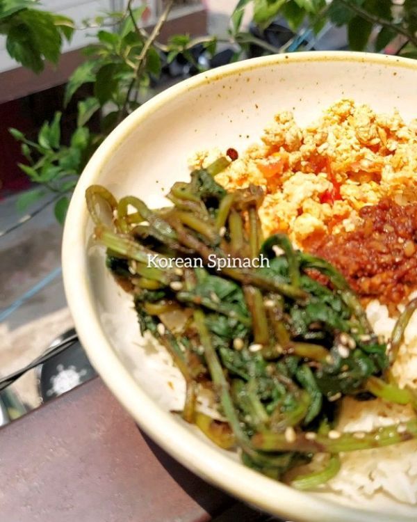 Korean Spinach recipe