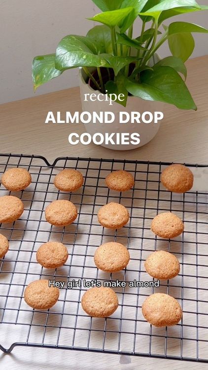Almond Drop Cookies recipe