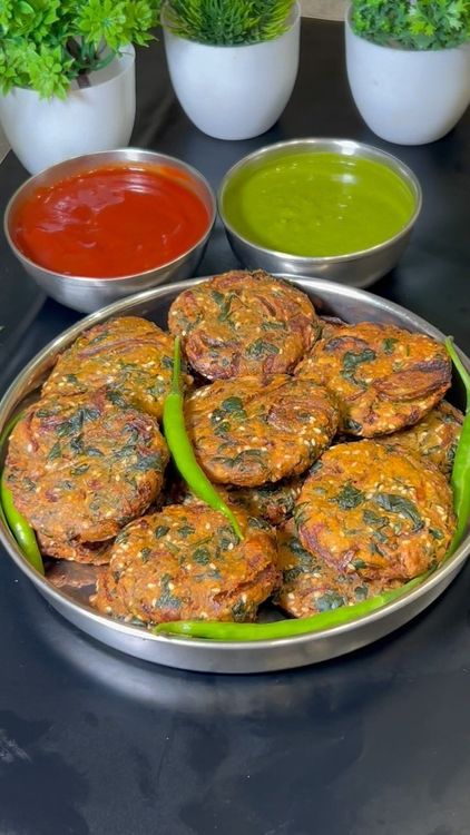 Fenugreek Fritters (Methi Vada) recipe