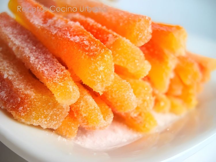 Candied Orange Peels recipe