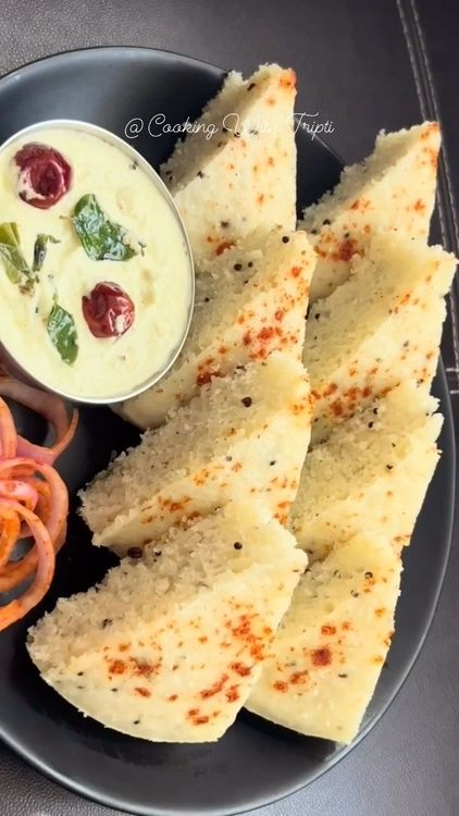 Instant Rice Dhokla recipe