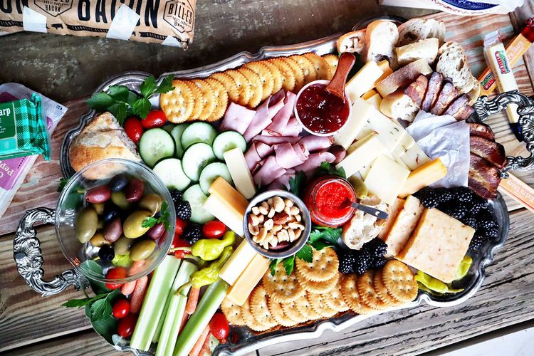 Bacon and Cheddar Charcuterie Board recipe