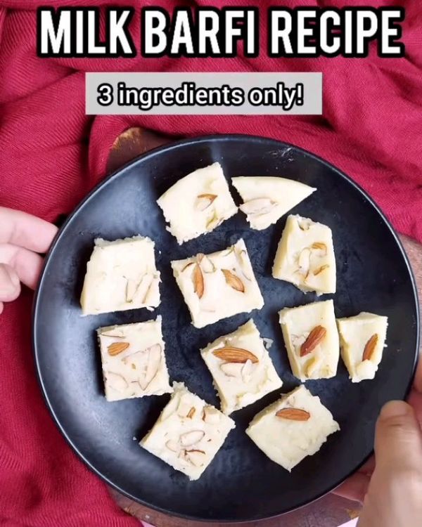 Milk Barfi recipe
