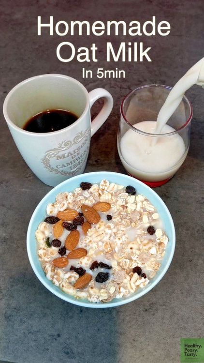 Easy         Homemade Oat Milk recipe