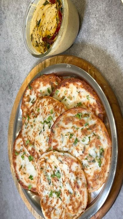 Leftover Rice Pancakes recipe