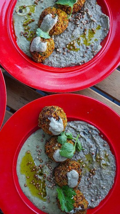 Carrot & Split Pea Falafels recipe