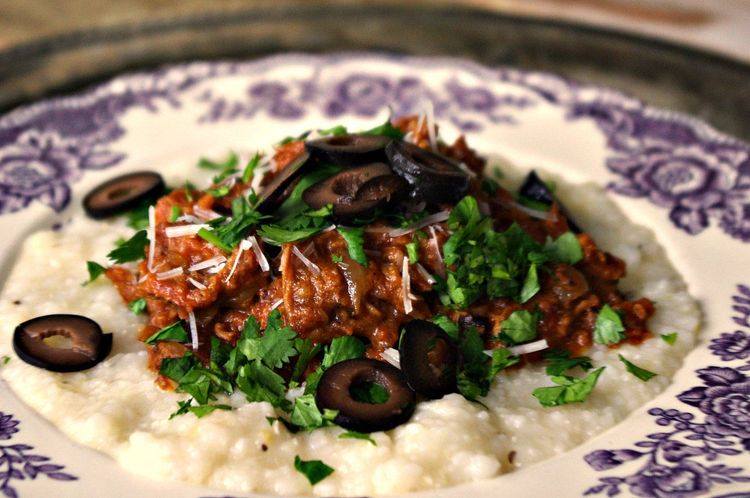 Mexican Pulled Pork and Grits recipe