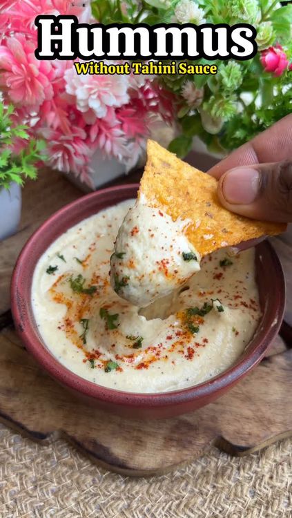 Hummus Without Tahini Sauce recipe