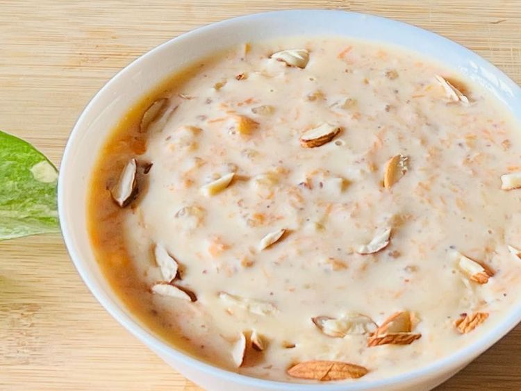 Sabudana & Carrot Kheer recipe