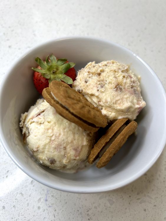 Strawberry Cheesecake Ice Cream recipe