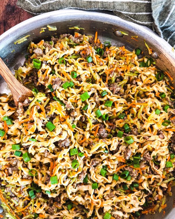 Easy Sausage and Vegetable Ramen Stir-Fry recipe