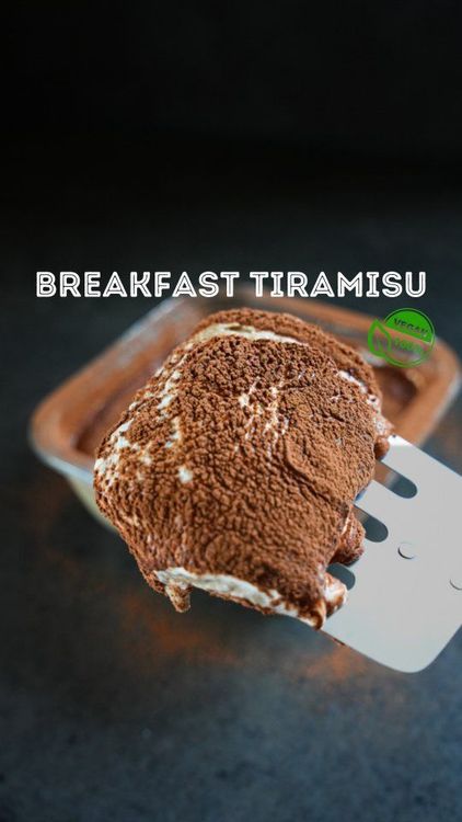 Plant-Based Breakfast Tiramisu recipe