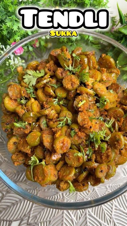 Lunchbox Special Tendli Sukka recipe