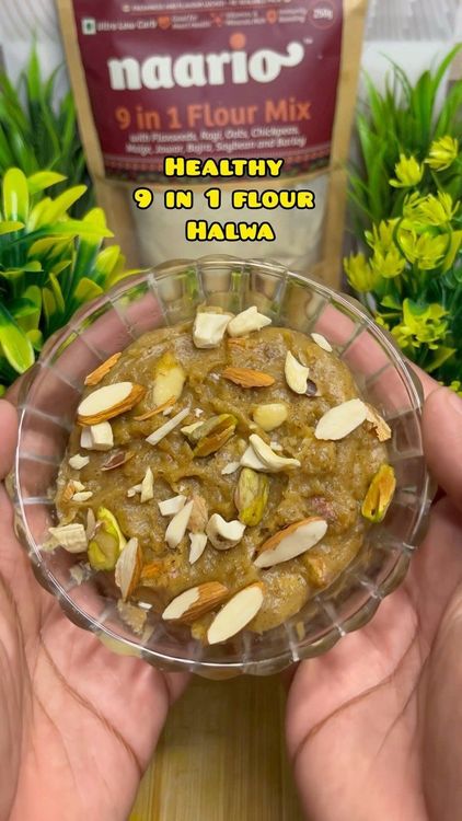 Healthy Halwa Using 9 in 1 Flour Mix recipe