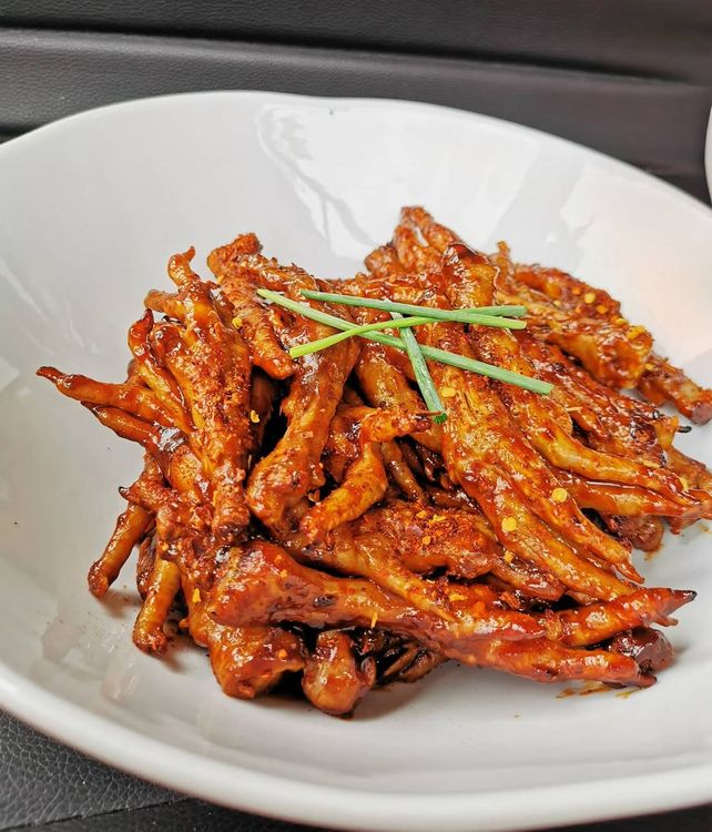 Barbecue Grilled Chicken Feet recipe