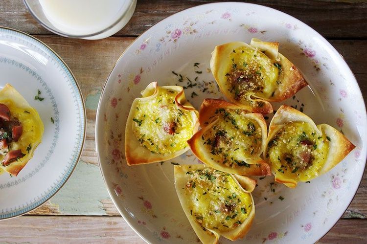 Italian Sausage Mushroom Mini Quiche recipe