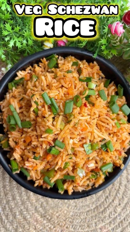 Veg. Schezwan Fried Rice recipe