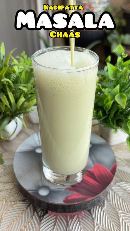 Kadipatta Infused Masala Chaas recipe