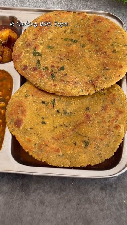 Jowar Roti and Moong Ki Sabji recipe