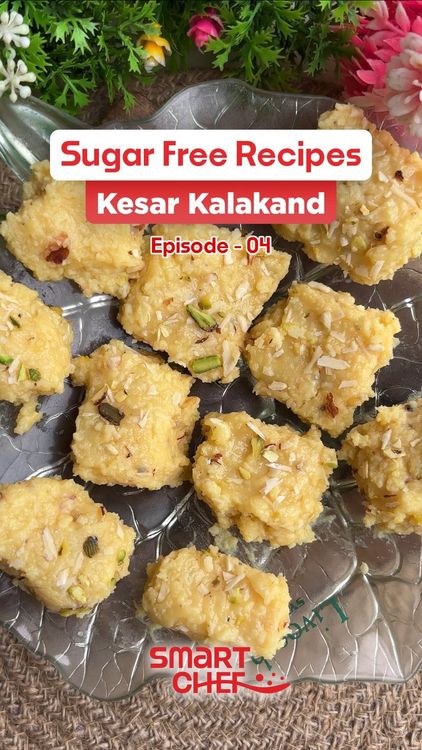 Sugar-Free Kesar Kalakand recipe