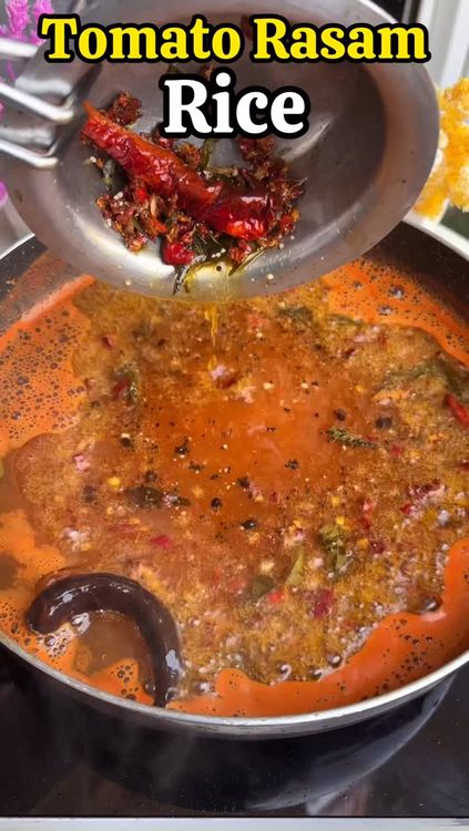 Tamatar Rasam Rice recipe