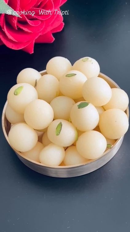 Angoori Rasgulla (Grape Rasgulla) recipe