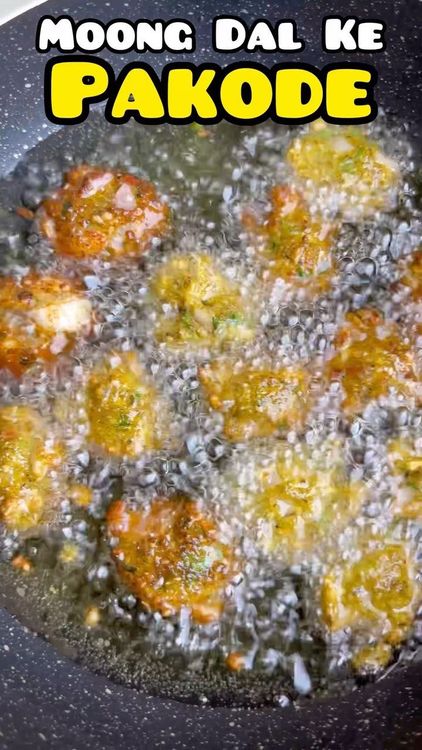 Moong Dal Pakoras recipe