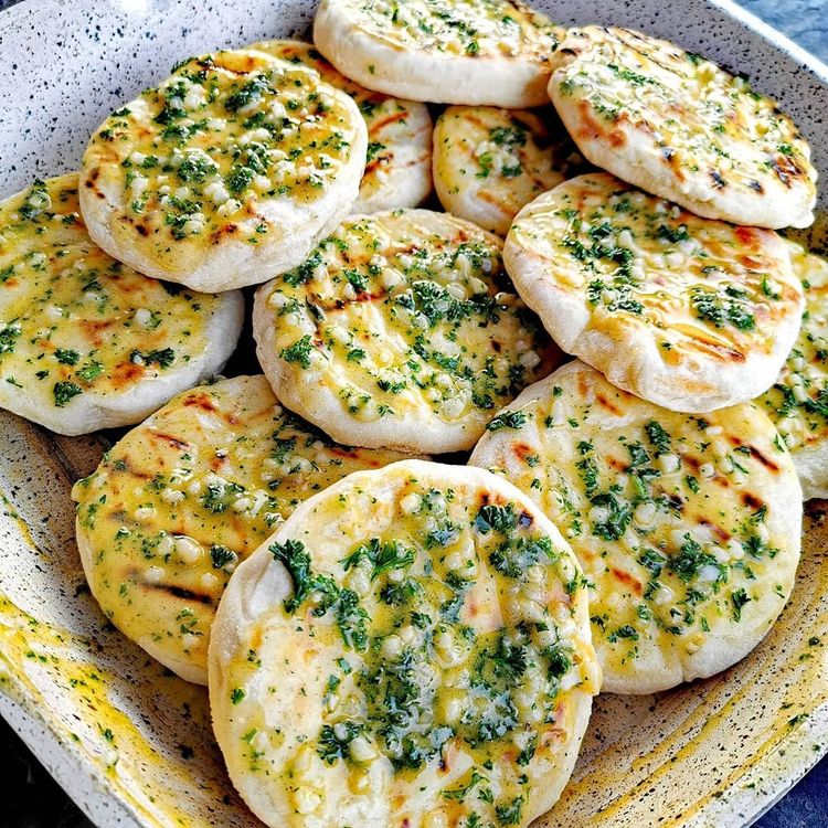 Garlic Naan Bread recipe