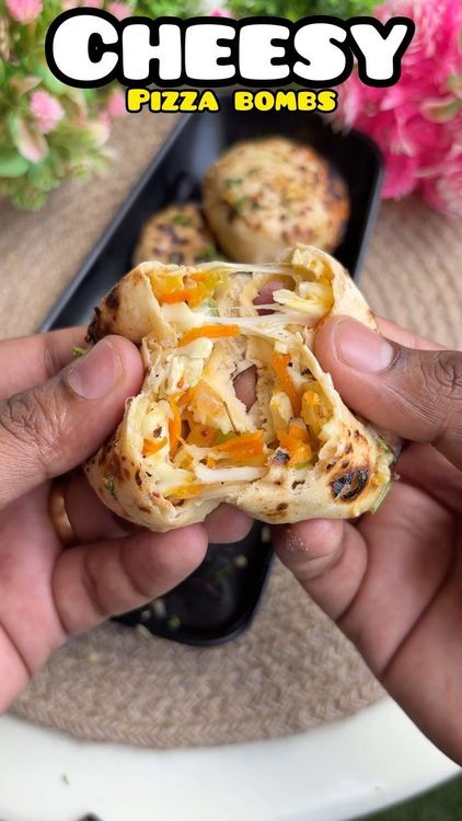 Cheesy Pizza Bombs recipe