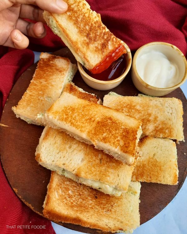 Desi Cheese Grill Sandwich recipe