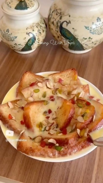 Bread Custard Pudding recipe