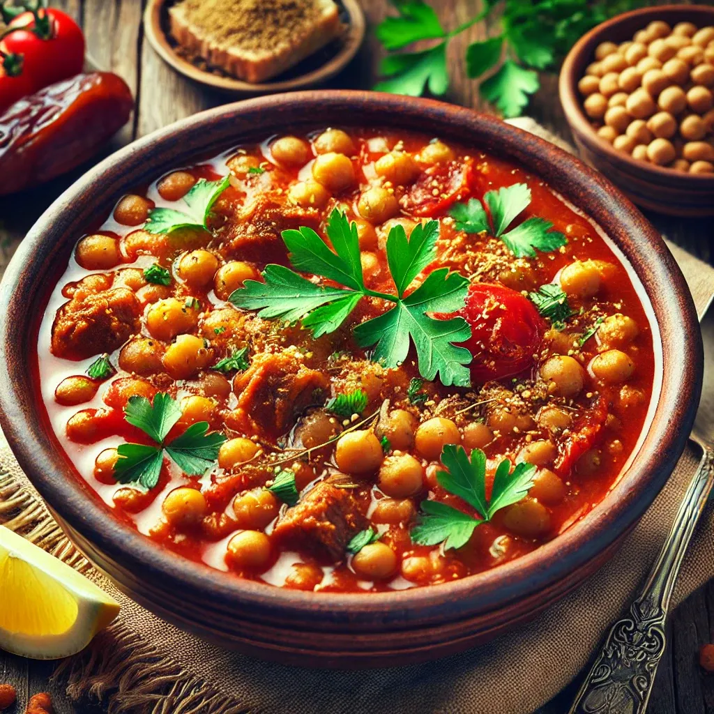 Moroccan soup, often called Harira, is a hearty by mostafa | Chefadora