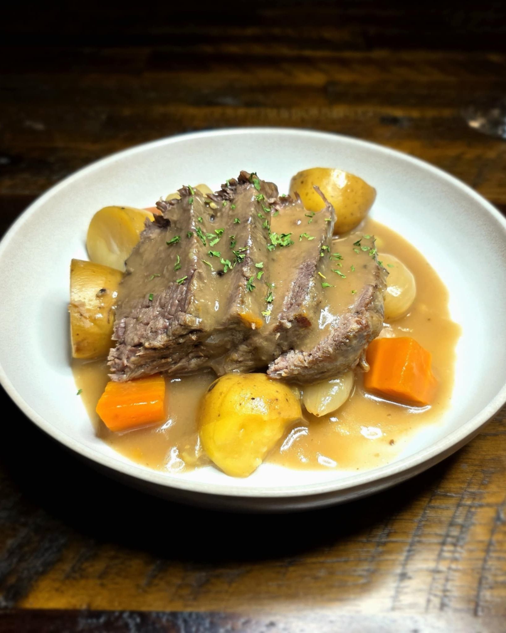 New England Pot Roast for Two | Chefadora