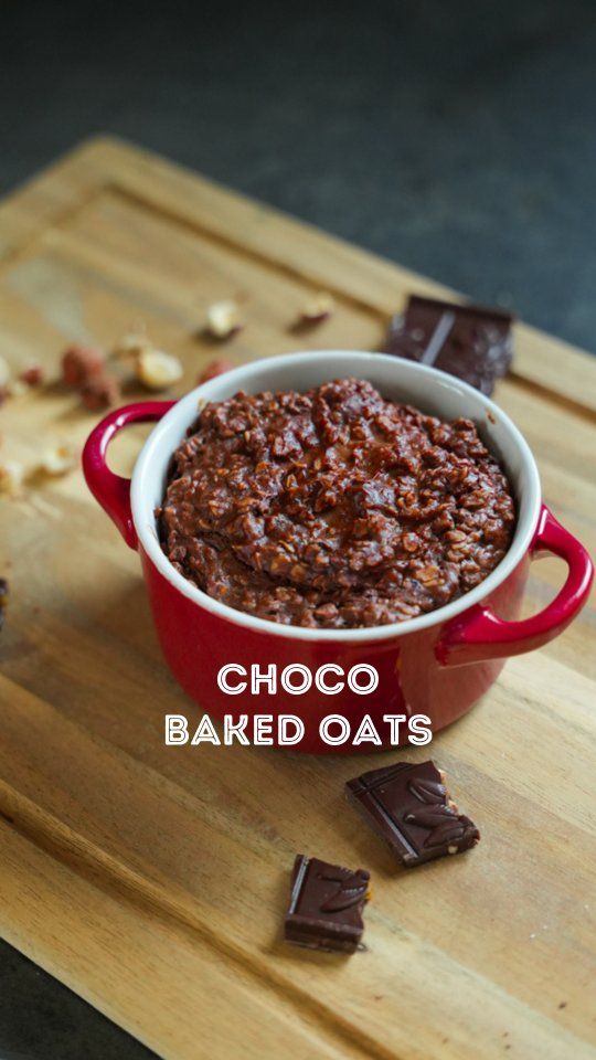 Baked Oats Coeur Chocolat | Chefadora