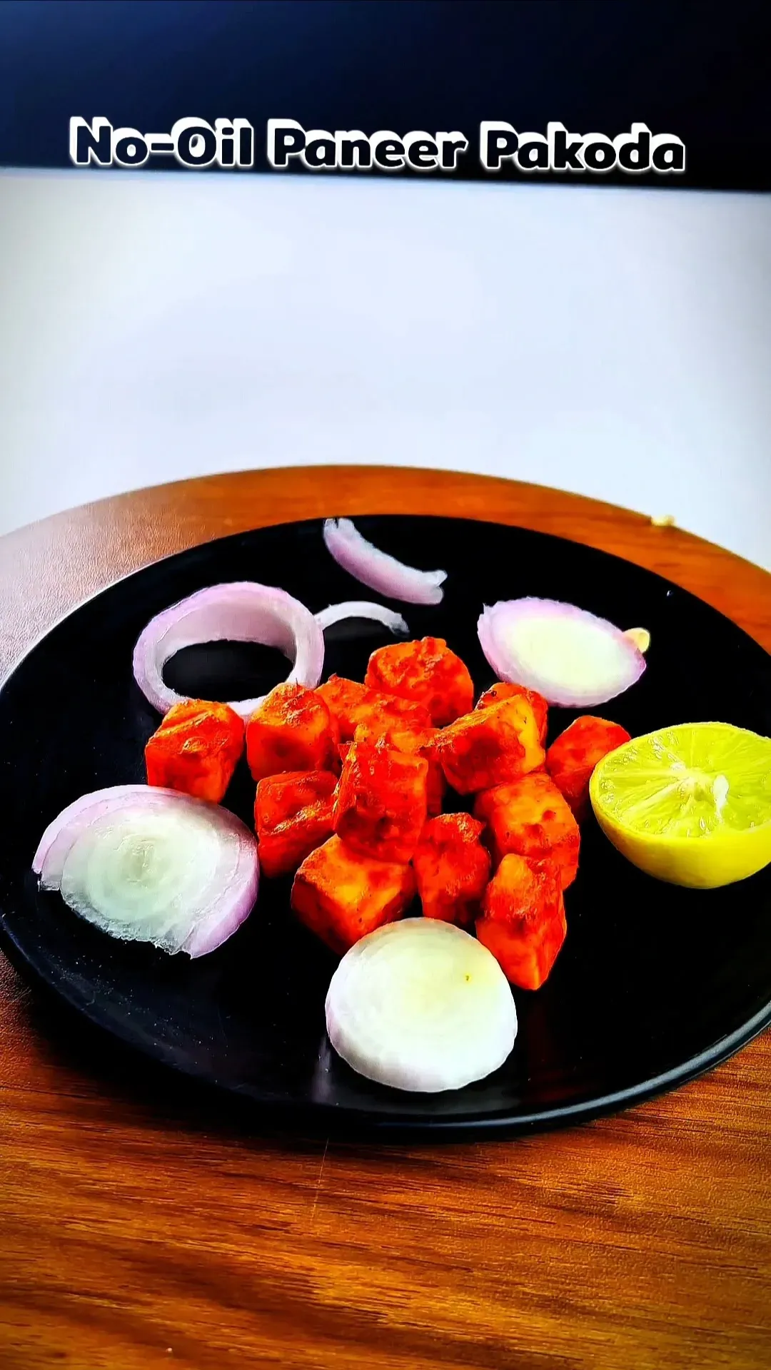 बिना तेल के एयर-फ्राइड पनीर पकोड़ा