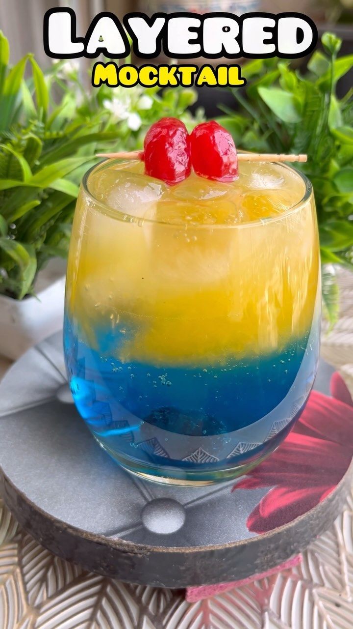 Layered Mocktail | Chefadora