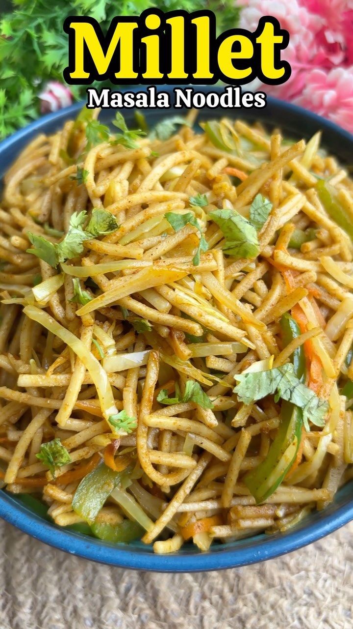 मसाला मिलेट नूडल्स