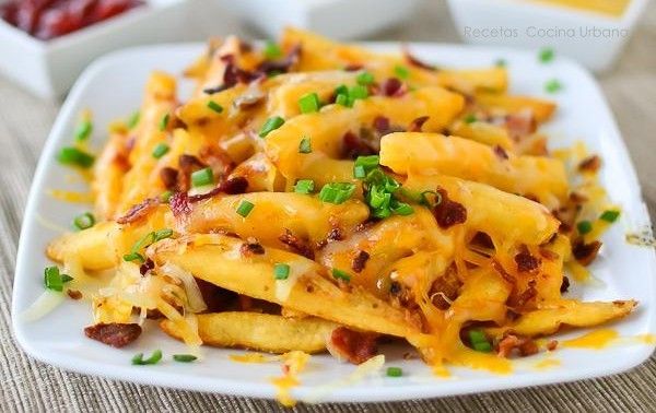 Cheddar Cheese and Bacon Fries recipe
