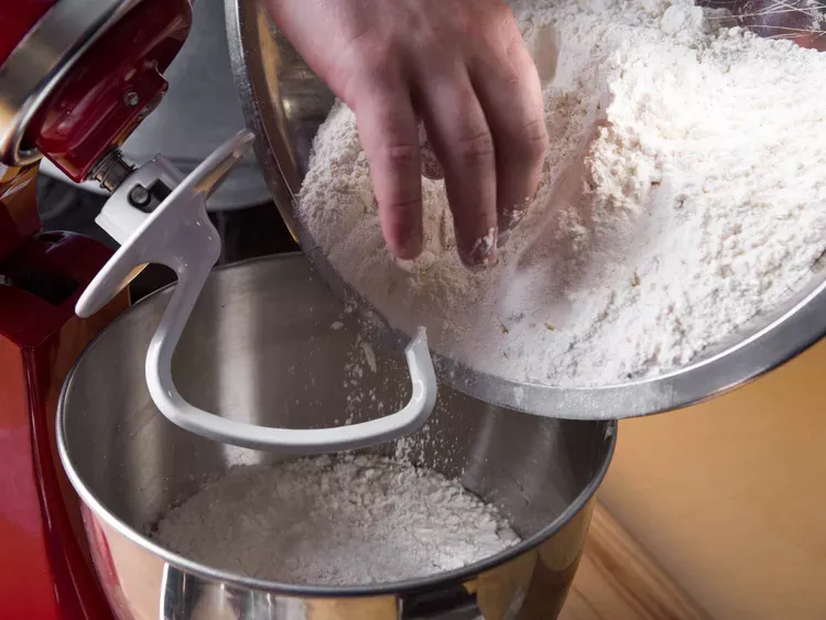 Step 1.1: Mix all the dry ingredients for 1 minute using low speed
